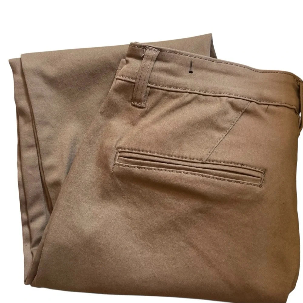 Benjamin khaki Jeans Men's Slim 34x31 Stretch Straight Leg Casual Denim Pants